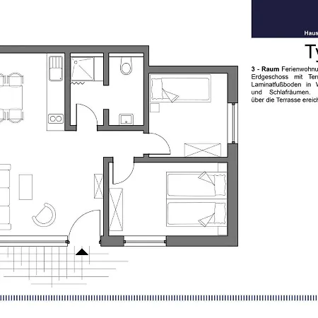 Apartment Ferienwohnung Typ B 01
